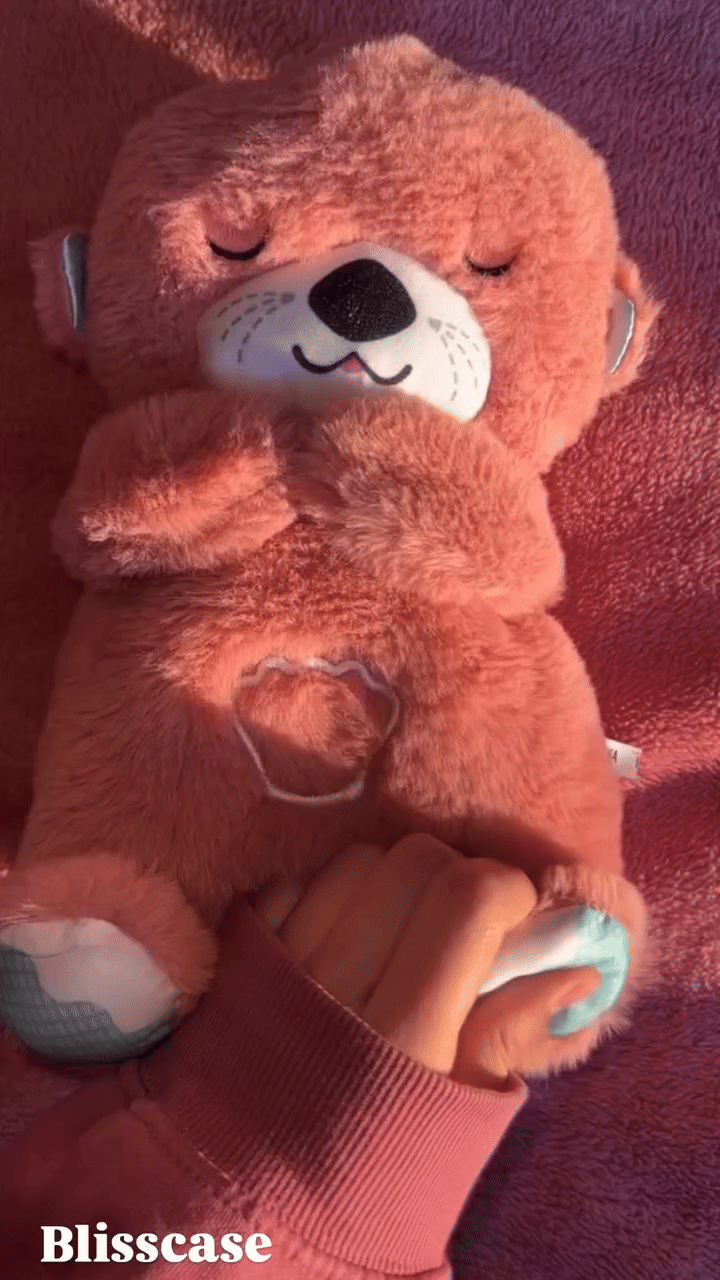 CUDDLING & BREATHING TEDDY BEAR