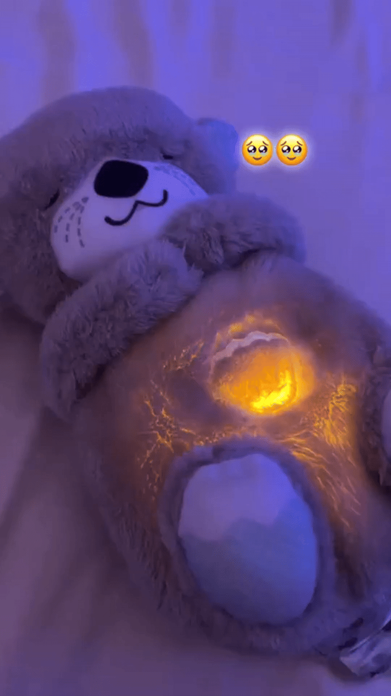 CUDDLING & BREATHING TEDDY BEAR