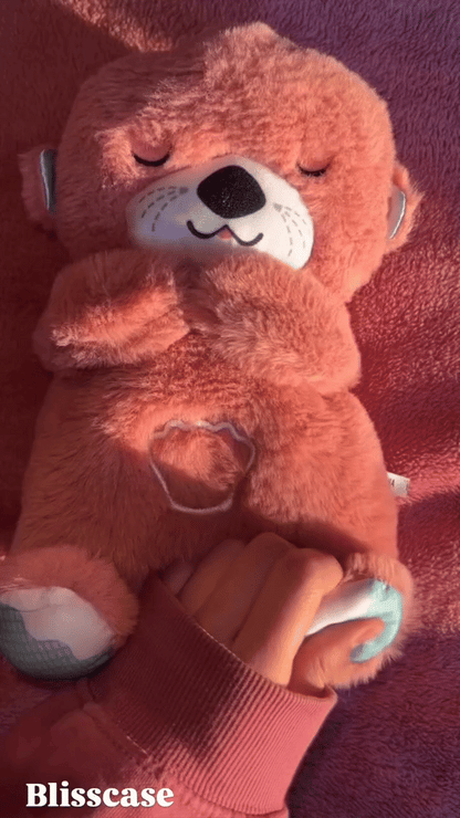 CUDDLING & BREATHING TEDDY BEAR